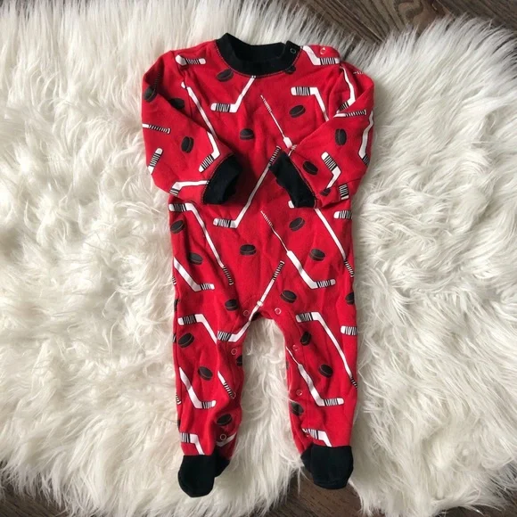 Indigo Hockey Snap Footie - Picture 1 of 5